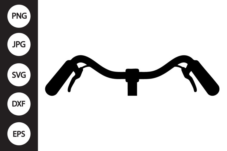 Bicycle Handlebar SVG example image 1