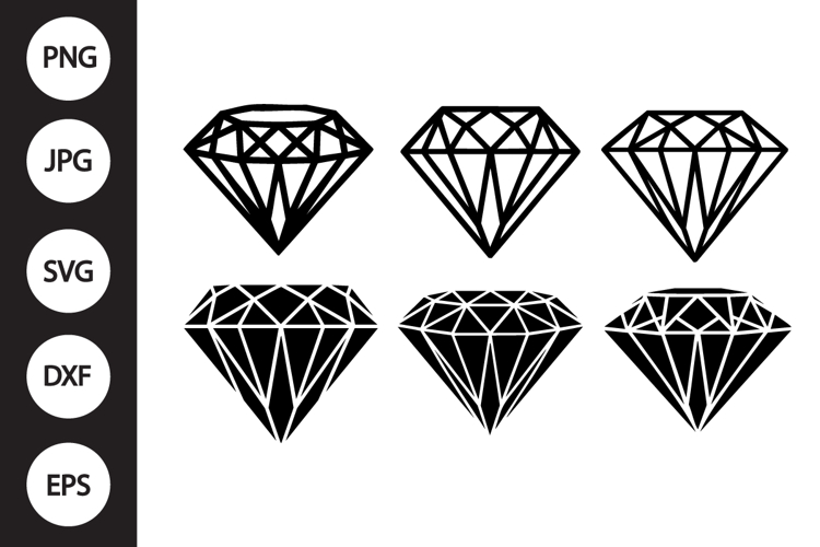 Geometric Diamond SVG, Geometric Diamond Clipart