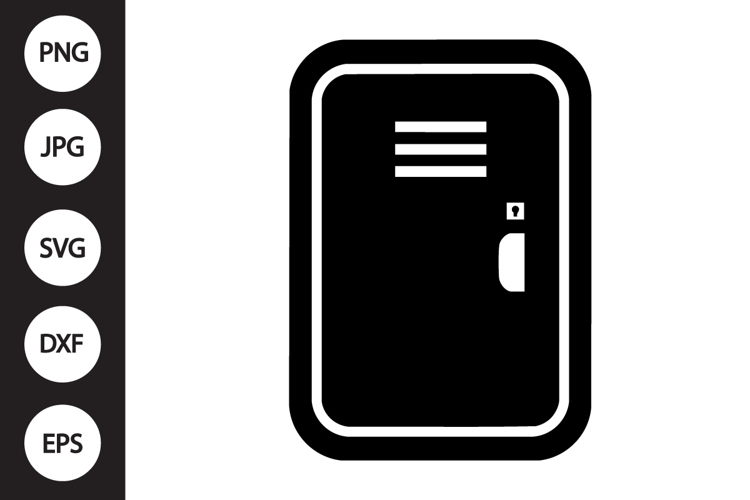 School Locker SVG example image 1