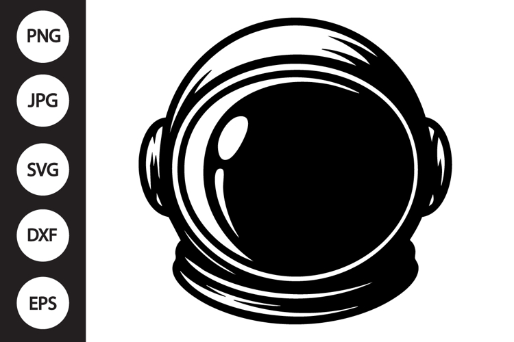 Astronaut Helmet Svg  Image 4