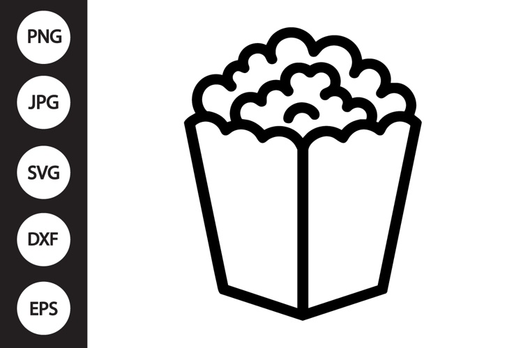 Popcorn Svg Image 17