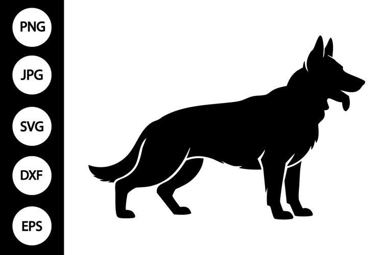 German Shepherd SVG