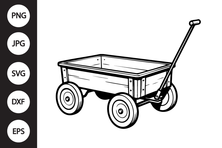 Toy Wagon SVG