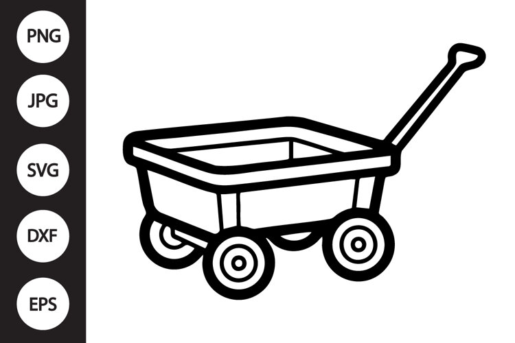 Toy Wagon SVG example image 1