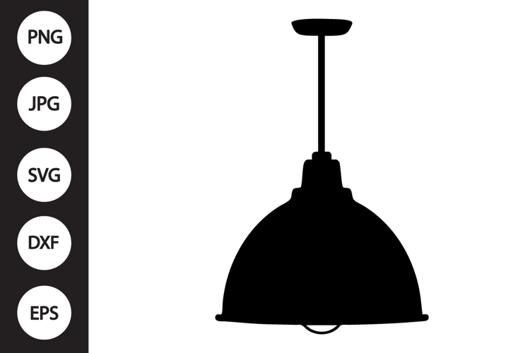 Industrial Pendant Light SVG