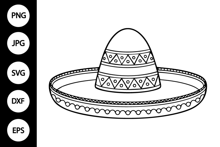 Hat Silhouette Image 13