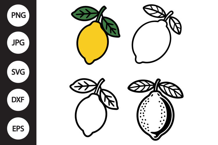 Lemon SVG, Lemon Clipart