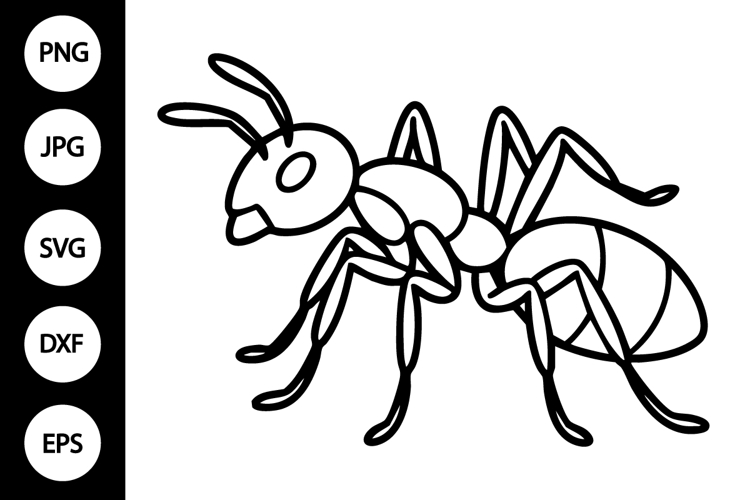 Ant Silhouette Image 8