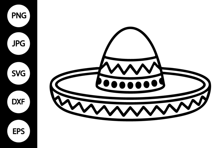 Hat Silhouette Image 16