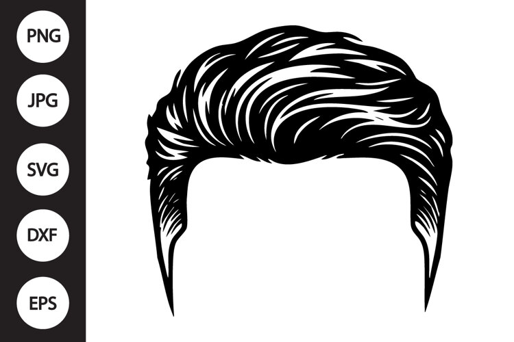 Man Hairstyle SVG example image 1
