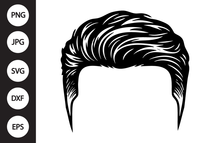 Man Hairstyle SVG