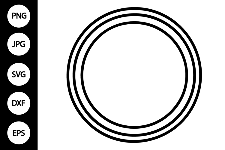 Double Circle Svg Image 6