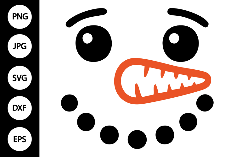 Silhouette Snowman Svg Image 17