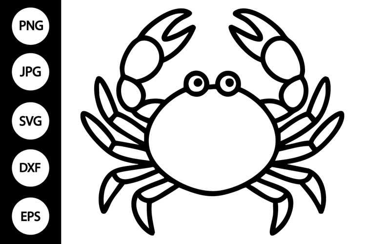 Crab Silhouette Image 4