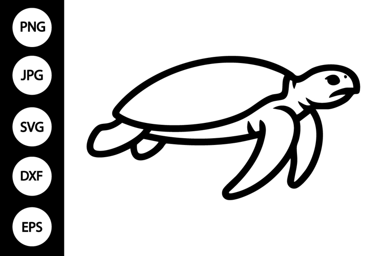 Turtle Silhouette Image 8