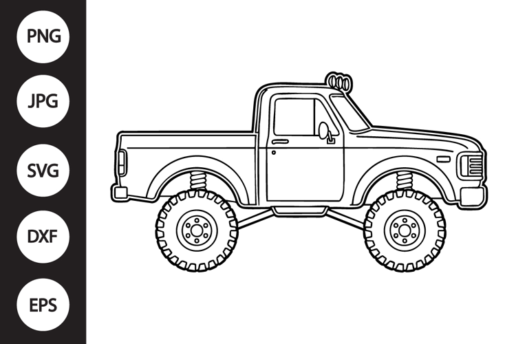 Off Road Truck SVG