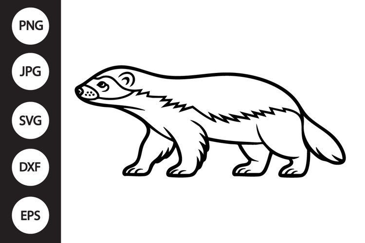 Badger Silhouette Image 17