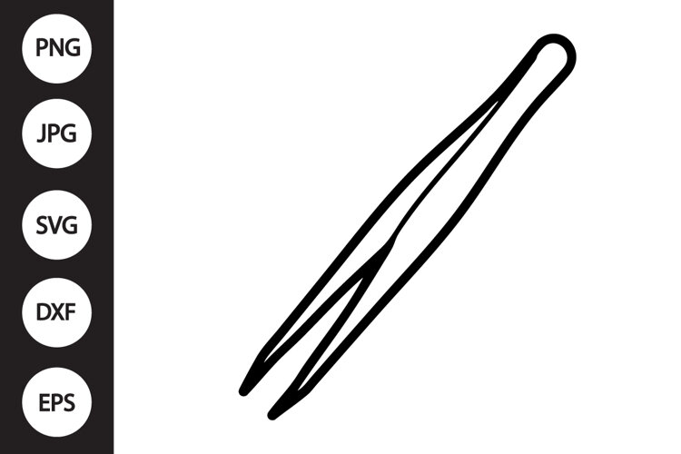 Tweezers SVG example image 1