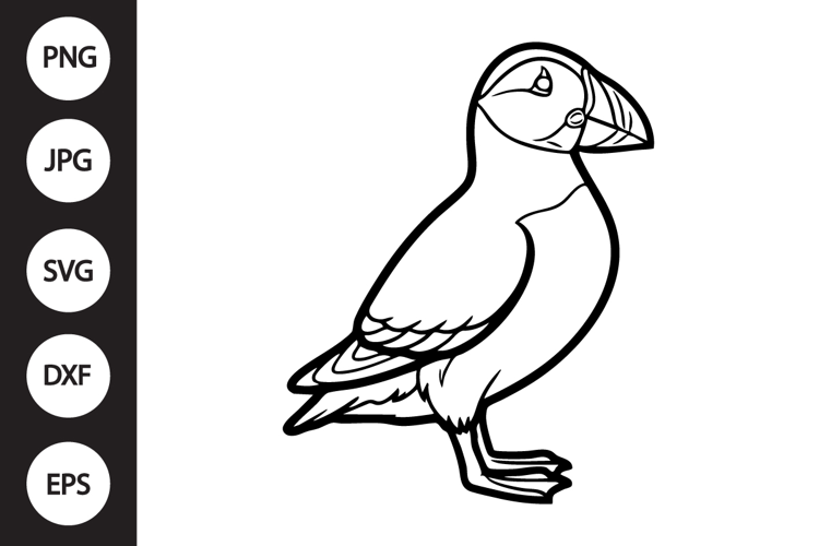 Icelandic Puffin SVG