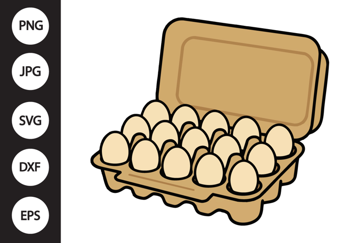 Egg Carton SVG