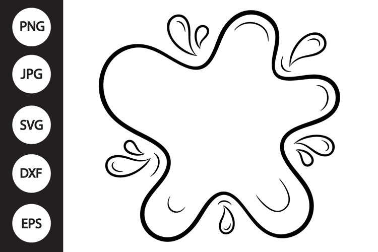 Spilled Water SVG