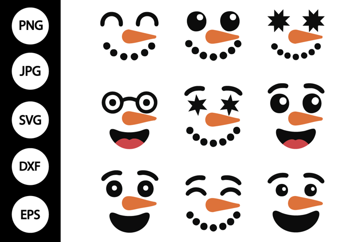 Silhouette Snowman Svg Image 15