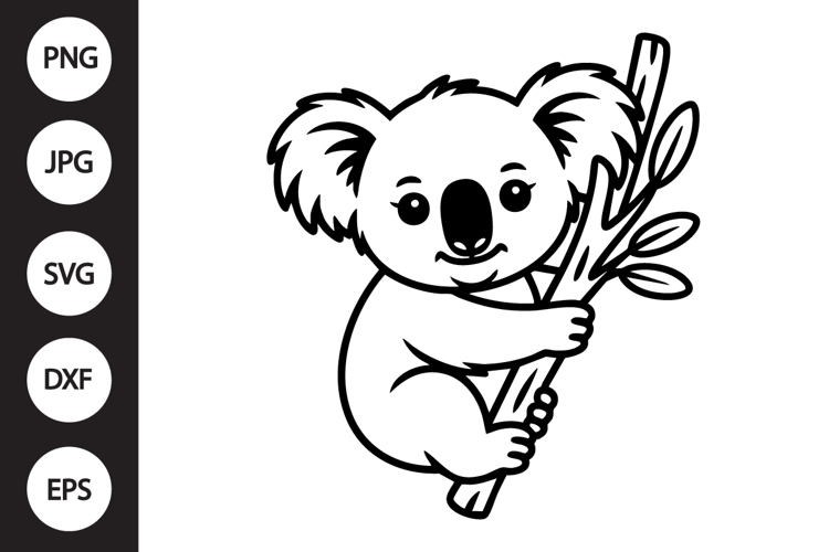 Koala Svg Image 19