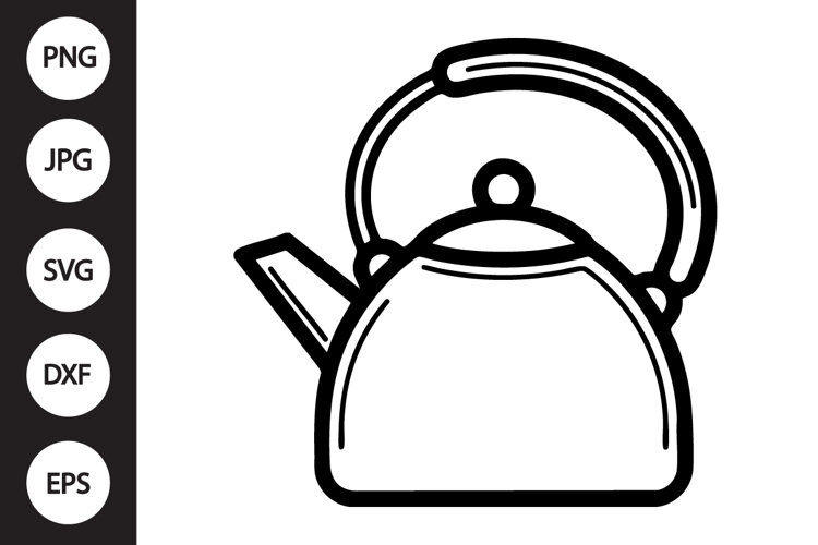 Tea Kettle SVG example image 1