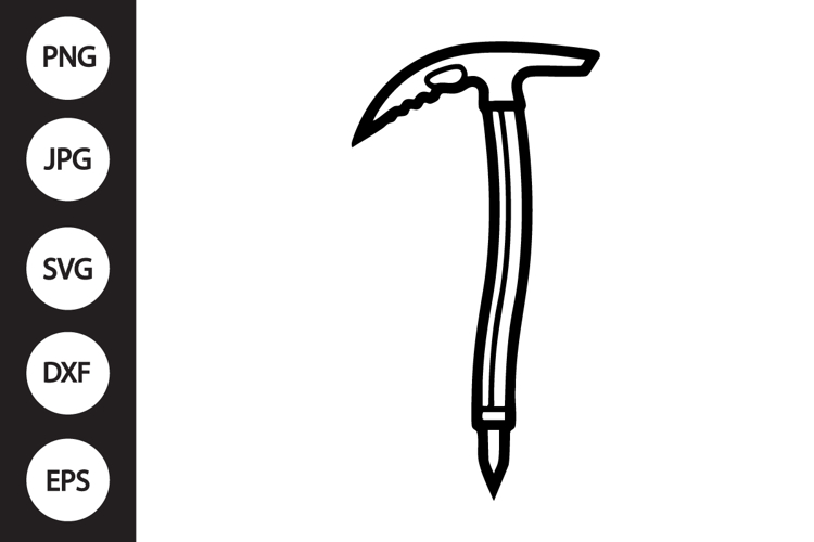 Ice Axe SVG example image 1