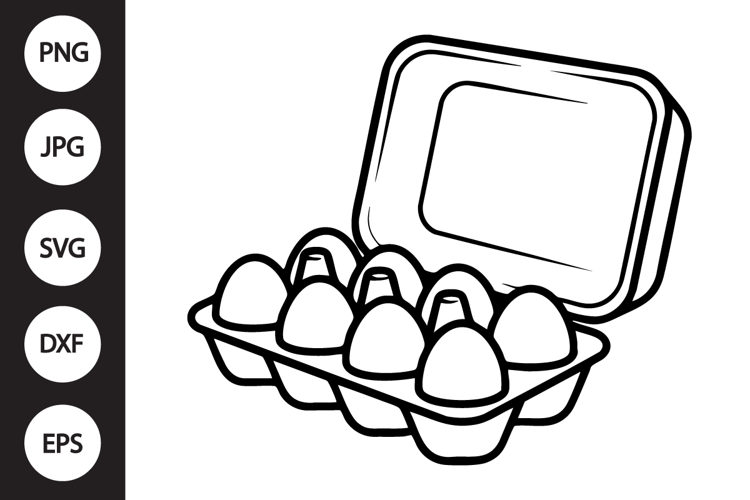 Egg Carton SVG