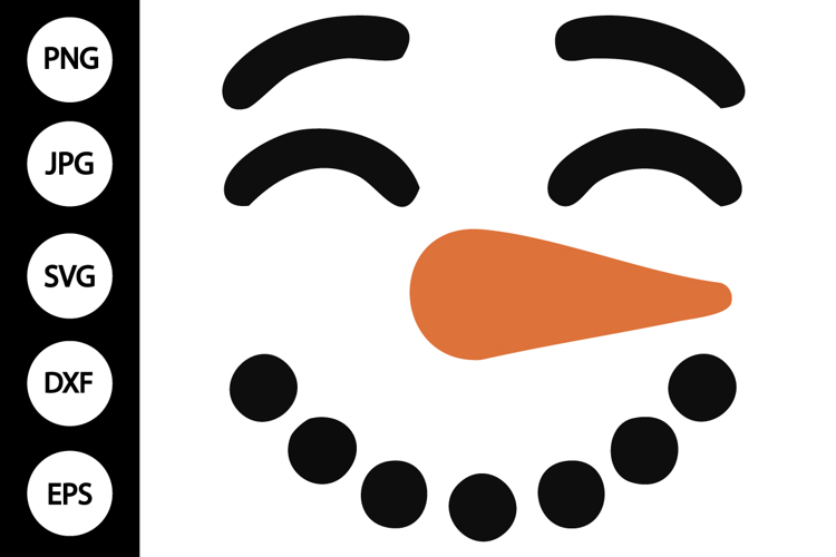 Silhouette Snowman Svg Image 13