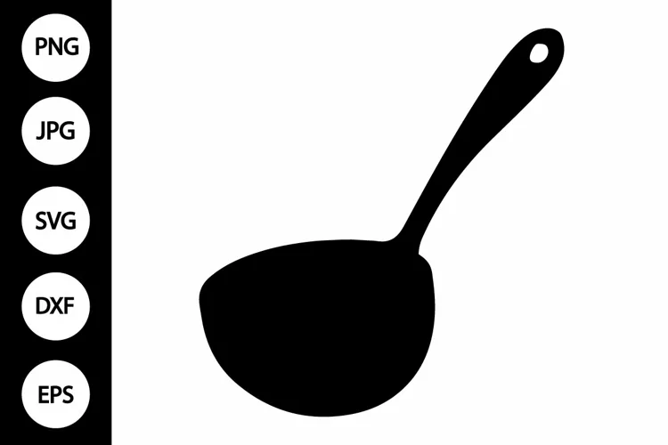 Silhouette Ladle SVG