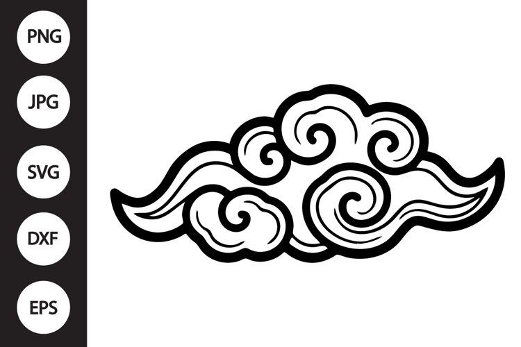Eastern Chinese Cloud SVG example image 1