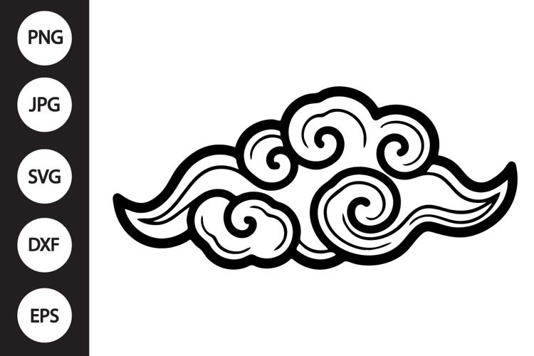 Eastern Chinese Cloud SVG