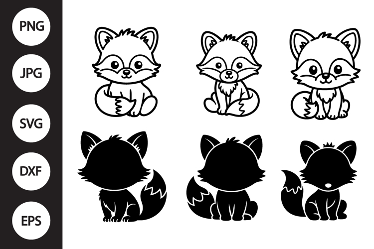 Fox SVG, Fox Clipart