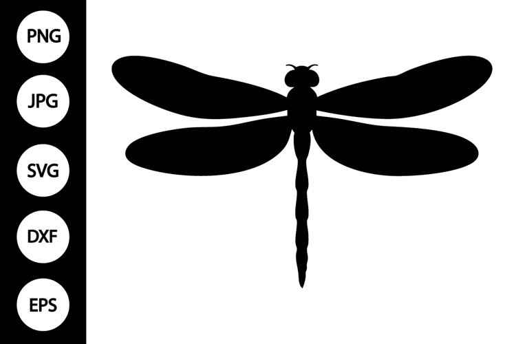 Dragonfly Silhouette Image 3