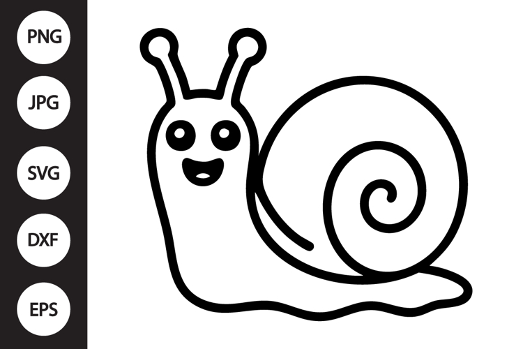 Snail Silhouette Image 15