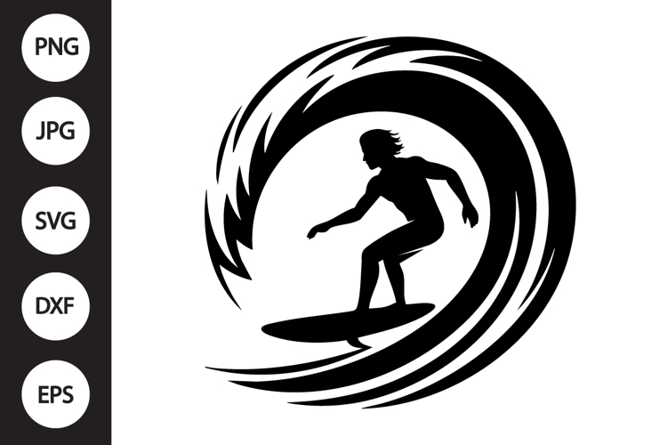 Surfer Clipart Image 22