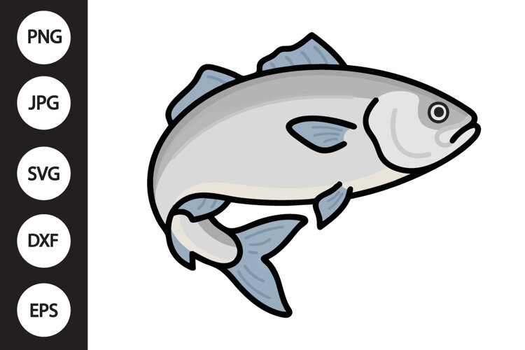 Barramundi Fish SVG example image 1