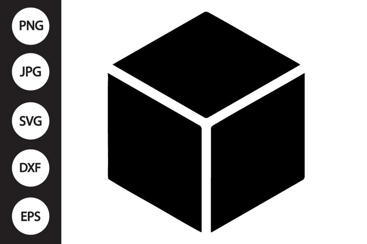 Cube Shape SVG example image 1