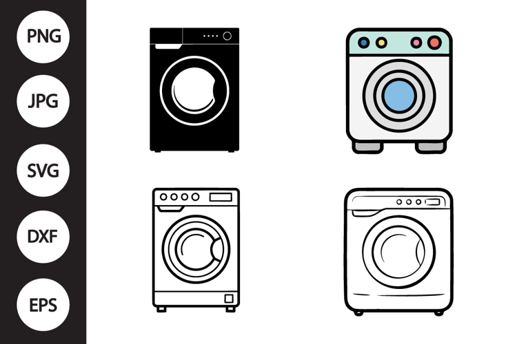 Washing Machine SVG, Washing Machine Clipart
