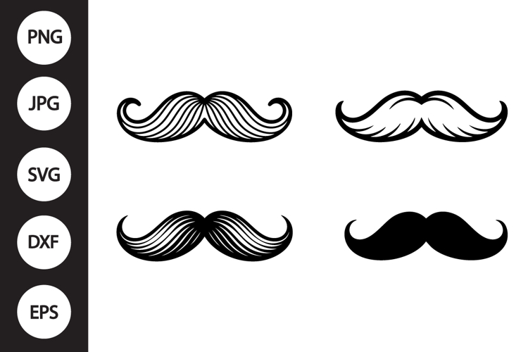 Moustache SVG, Moustache Clipart