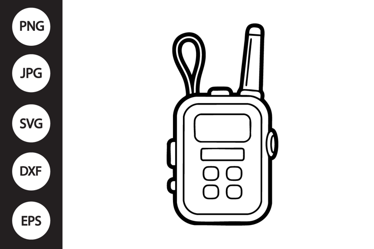 Handheld Radio SVG