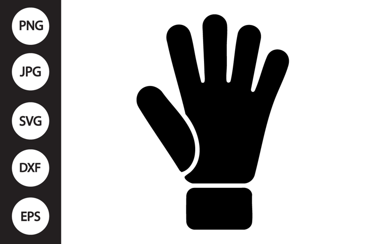 Goalkeeper Glove Silhouette SVG
