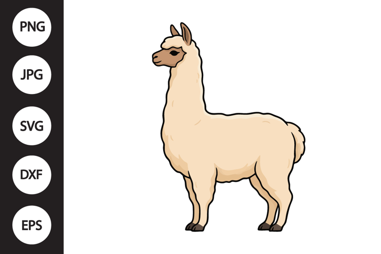 Cute Llama SVG