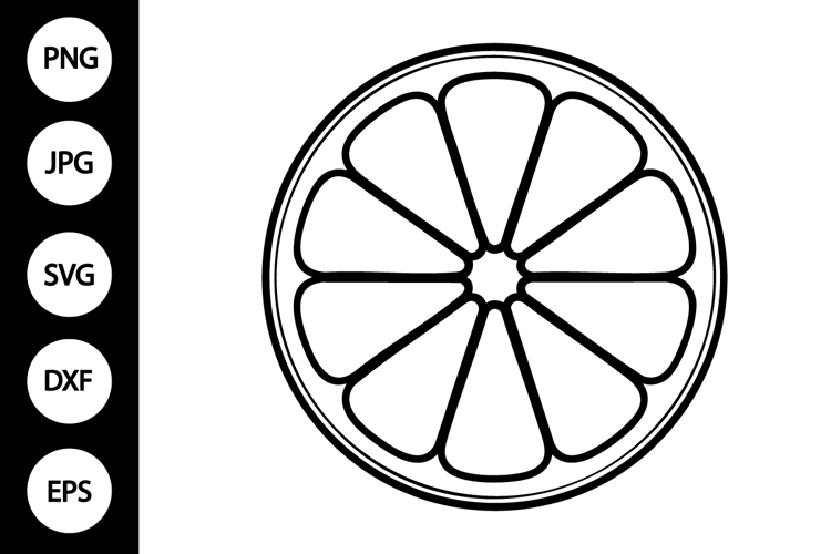 Lemon Slice Svg Image 9