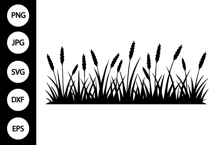 Grass Silhouette Image 11