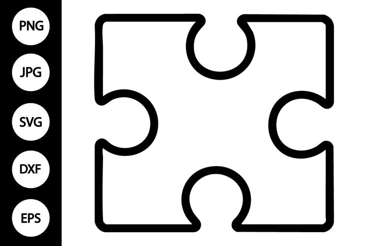 Puzzle Piece Silhouette Image 7