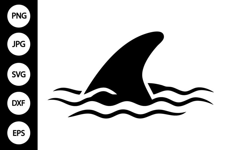 Shark Fin SVG