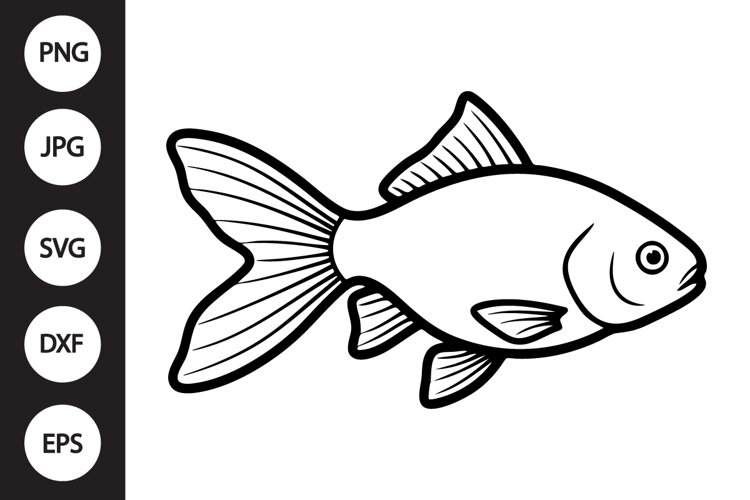 Gold Fish SVG example image 1